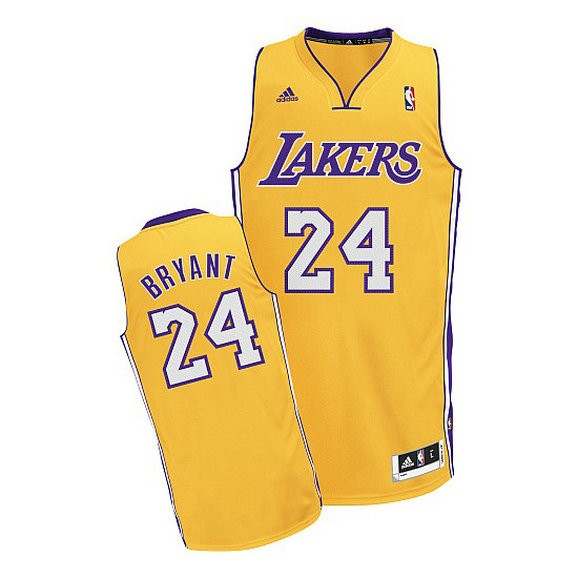 Kobe Bryant Los Angeles Lakers Youth Swingman Home Nba Adidas Jersey Gold